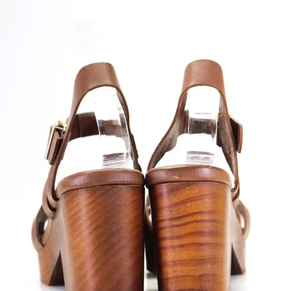 Boden brown heeled platform sandals clogs 37 - Picture 4 of 11